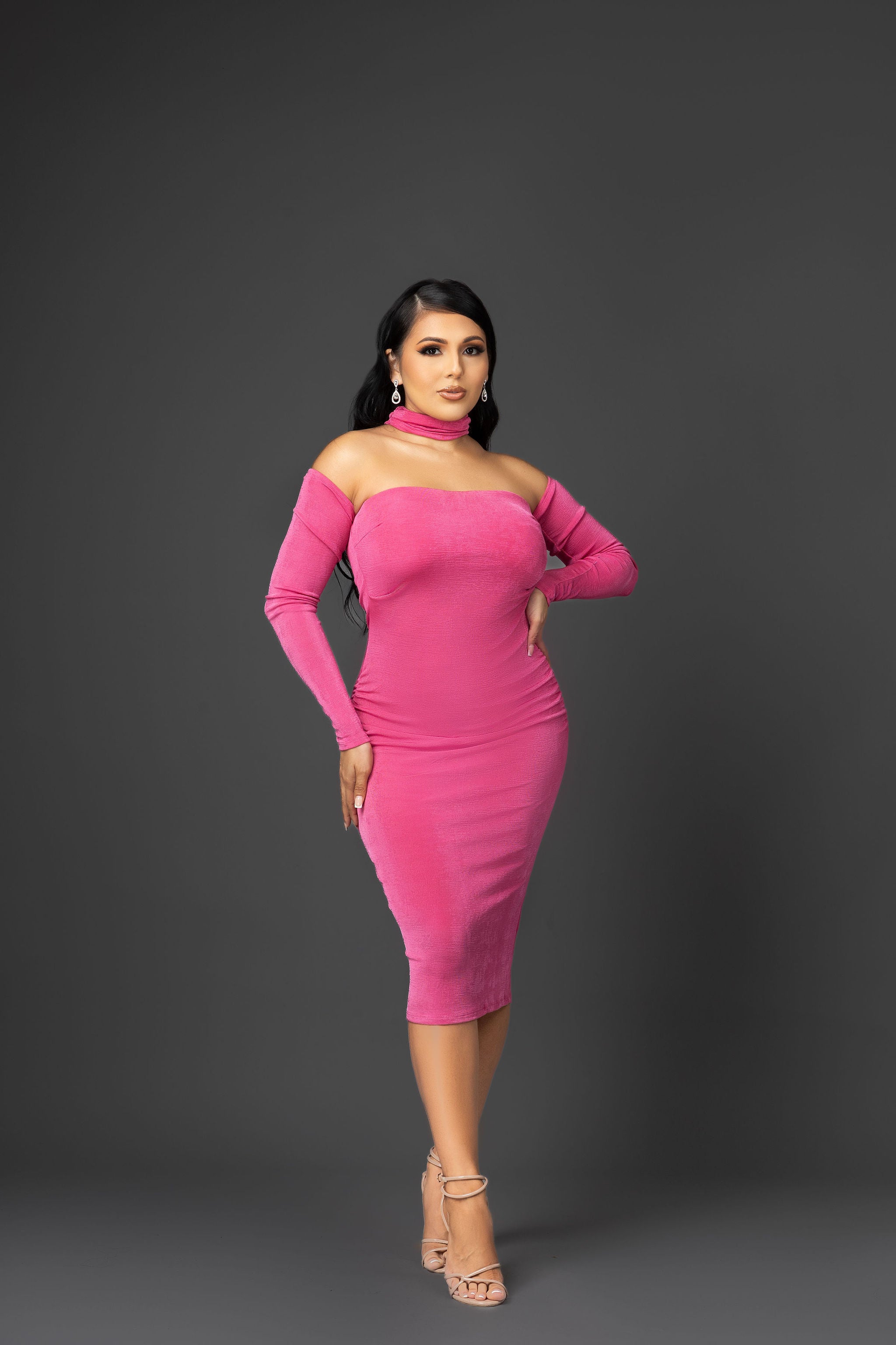 ANGELICA PINK DRESS